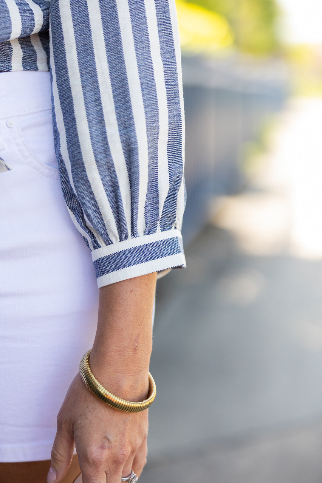 Mindy Collared Knot Shirt