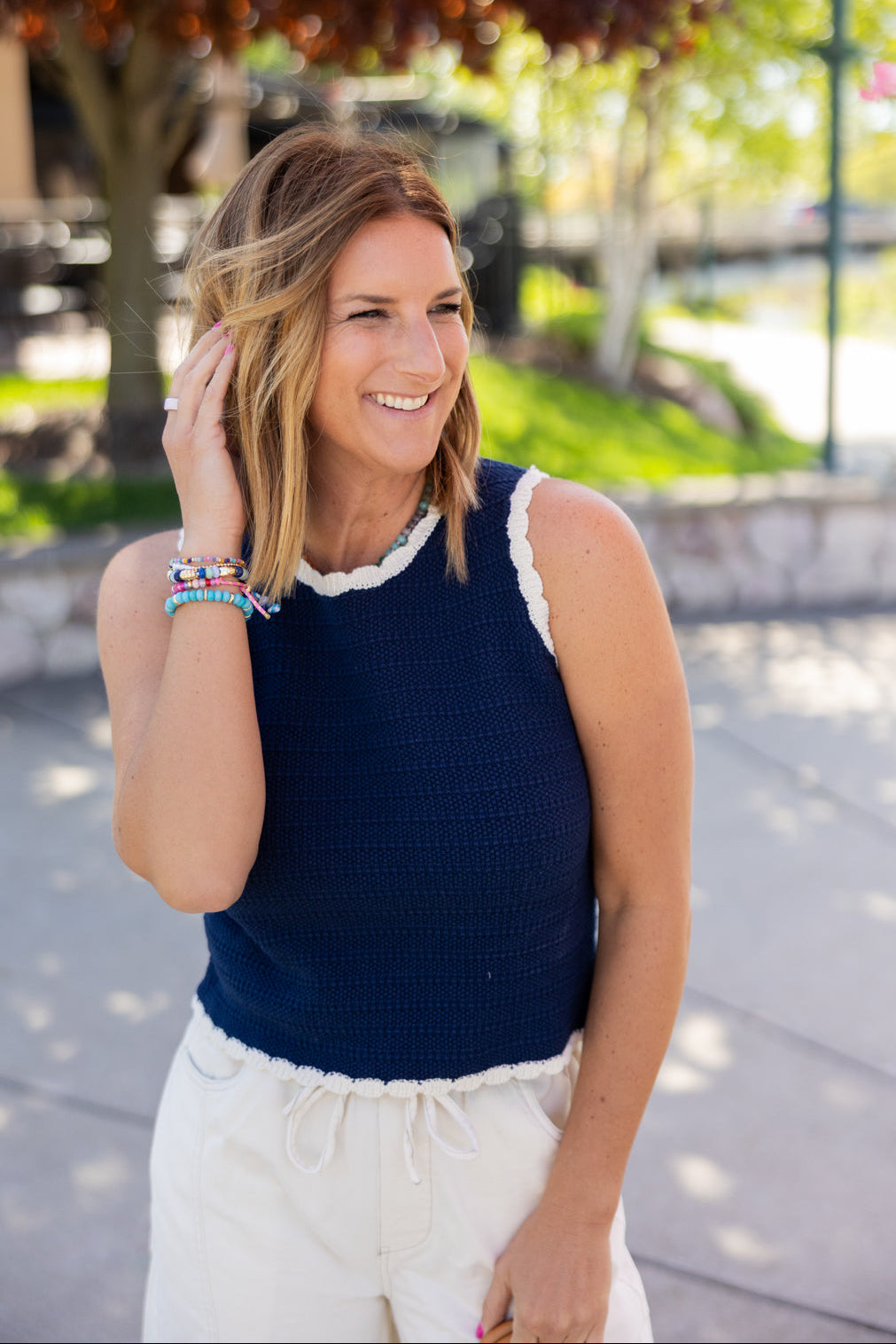 Beachtown Sweater Tank