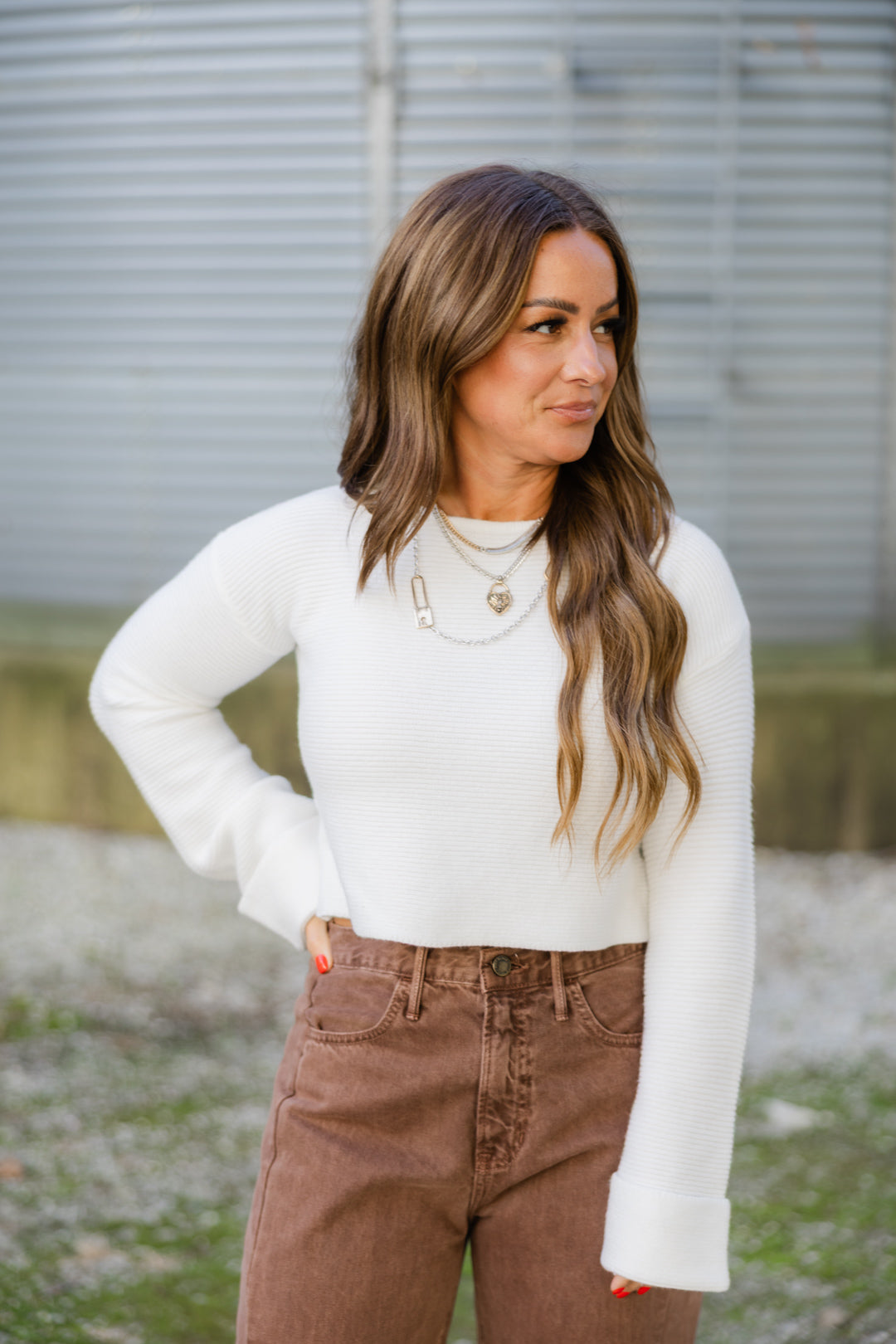Maddie Ribbed Sweater