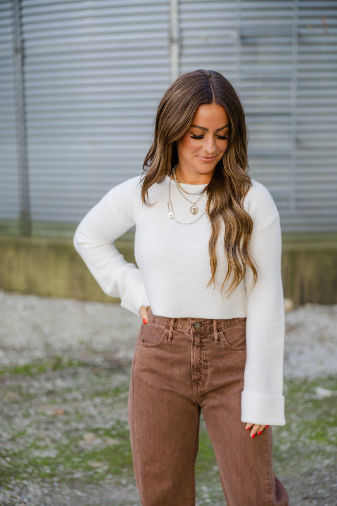 Maddie Ribbed Sweater