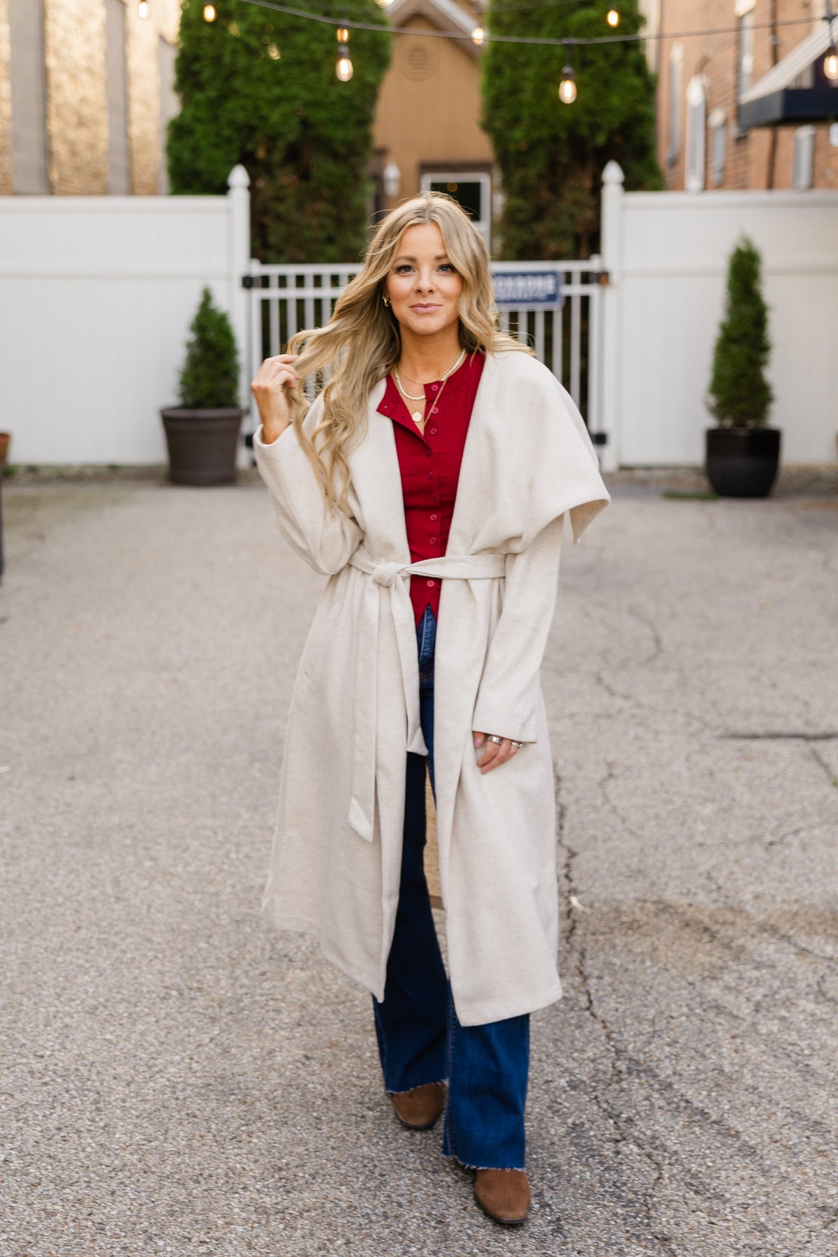 Pierre Shawl Long Coat