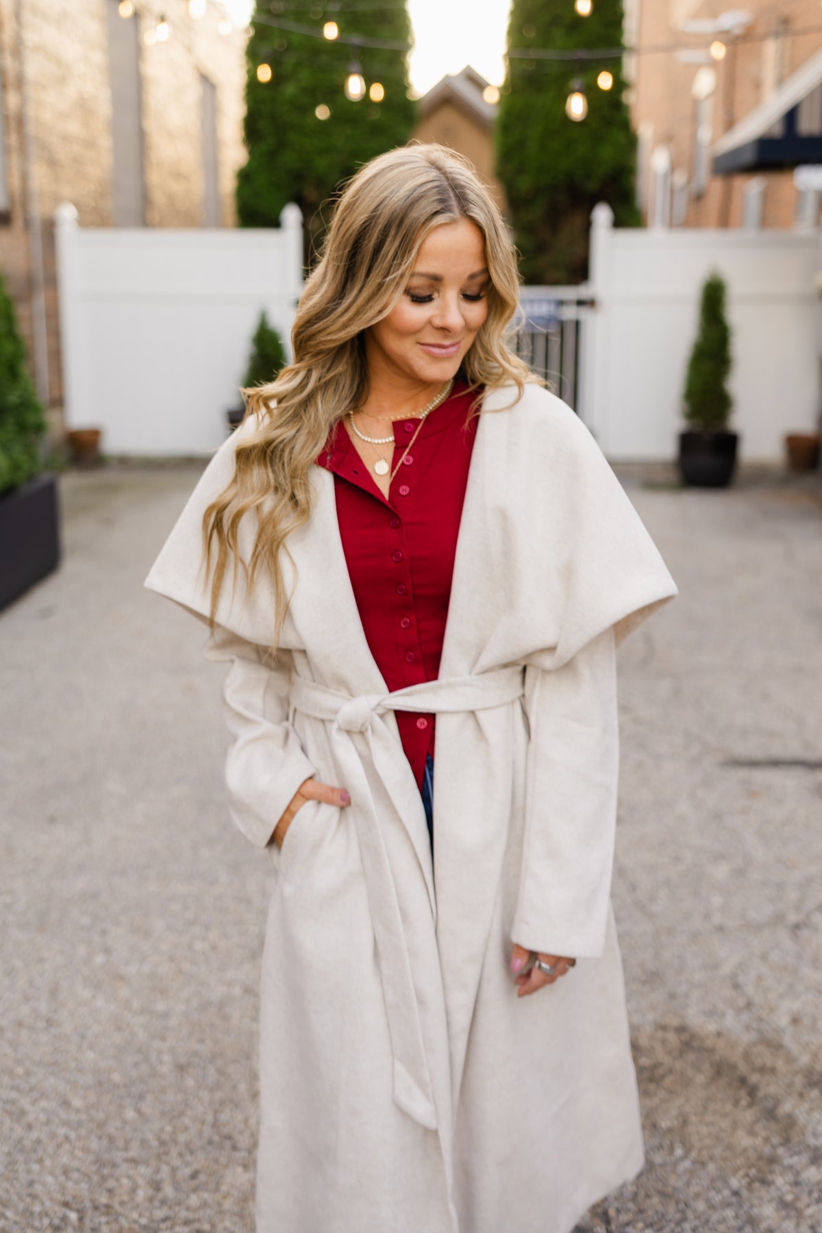 Pierre Shawl Long Coat