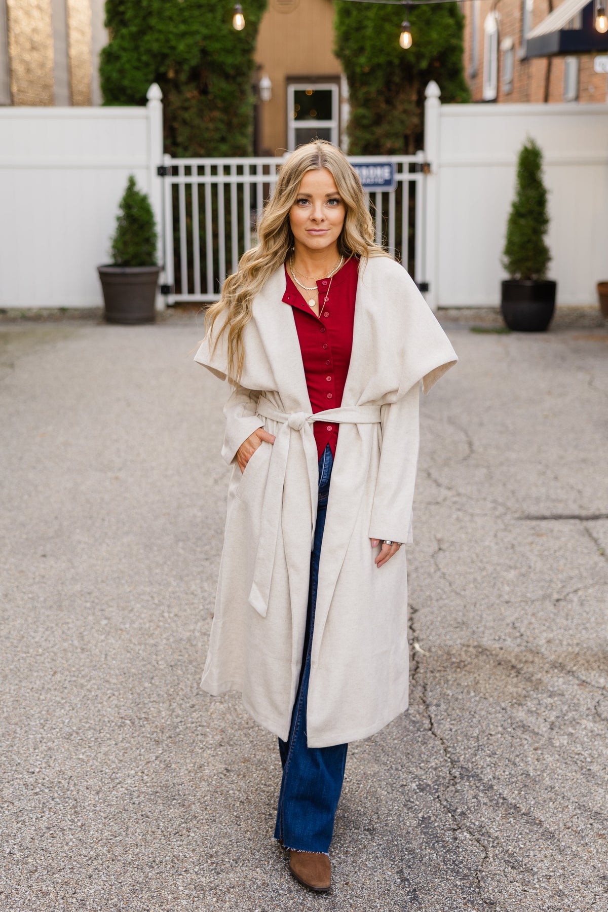 Pierre Shawl Long Coat