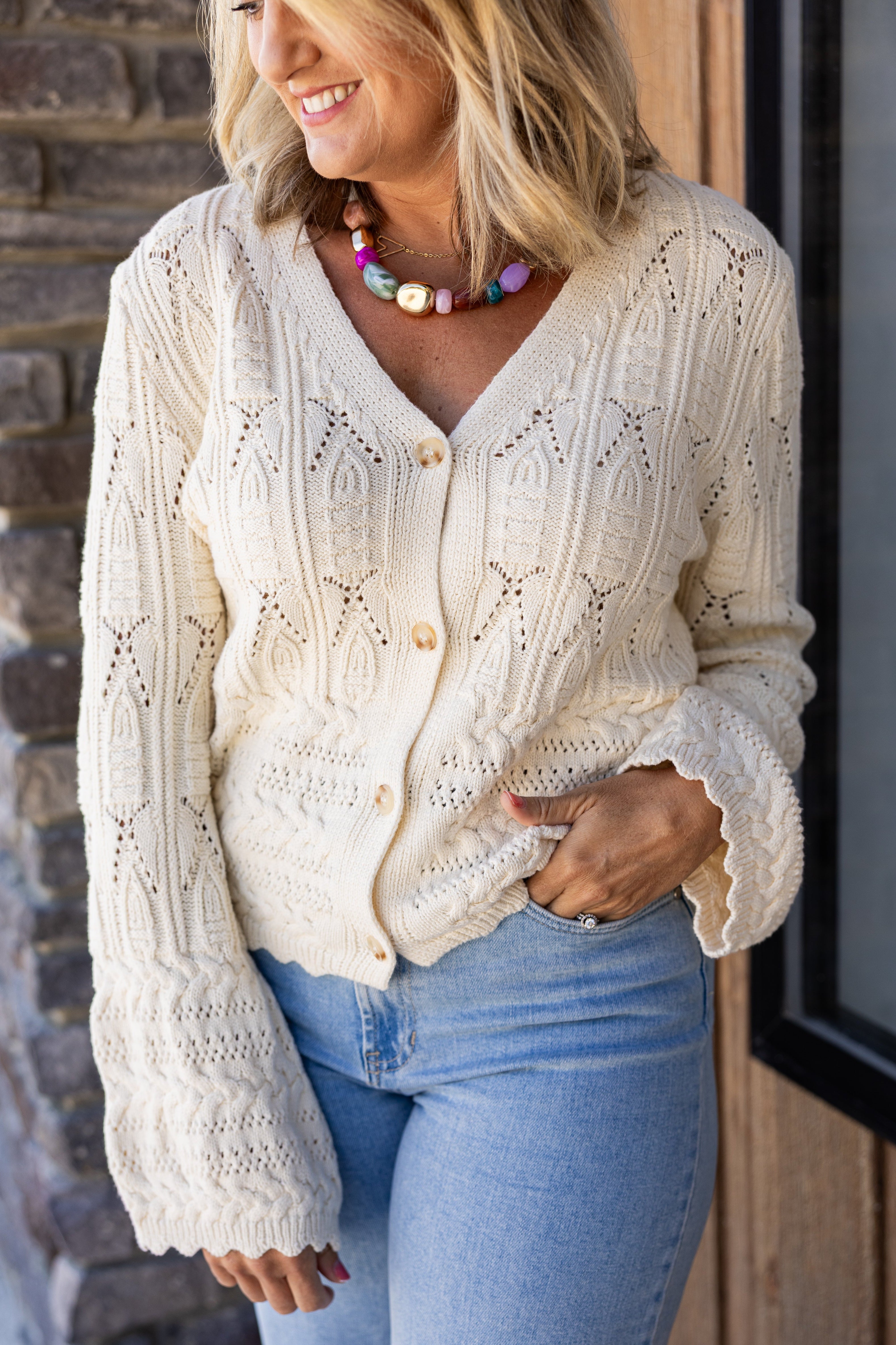 Birch Crochet Cardigan