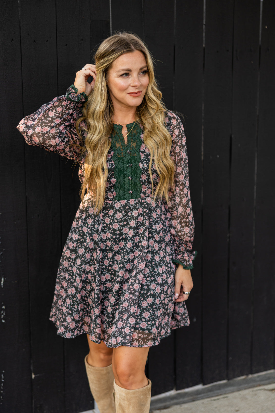 Rustic Rose Dress