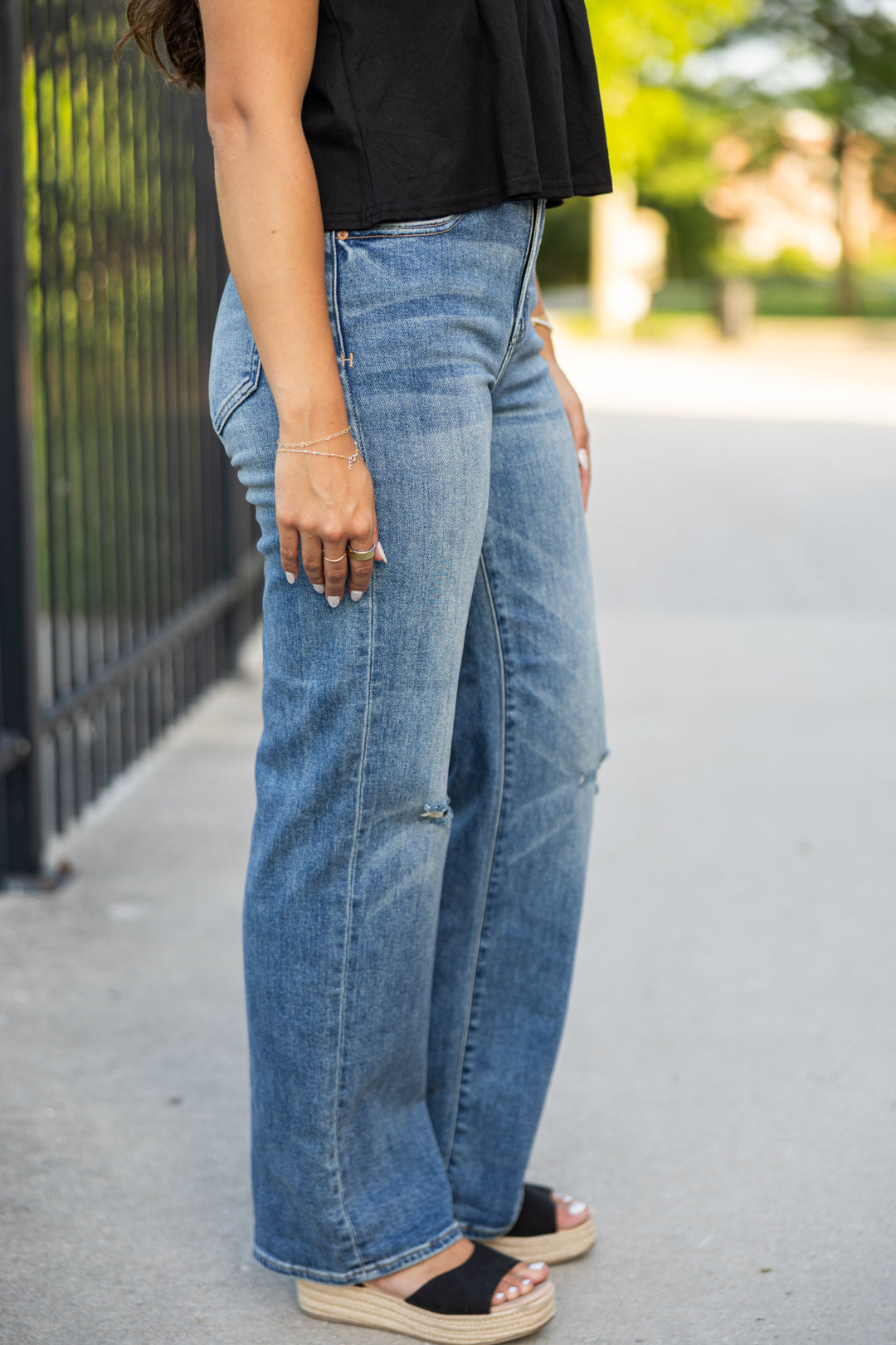 Hidden Ella Classic [Double Cuff] Straight Jean