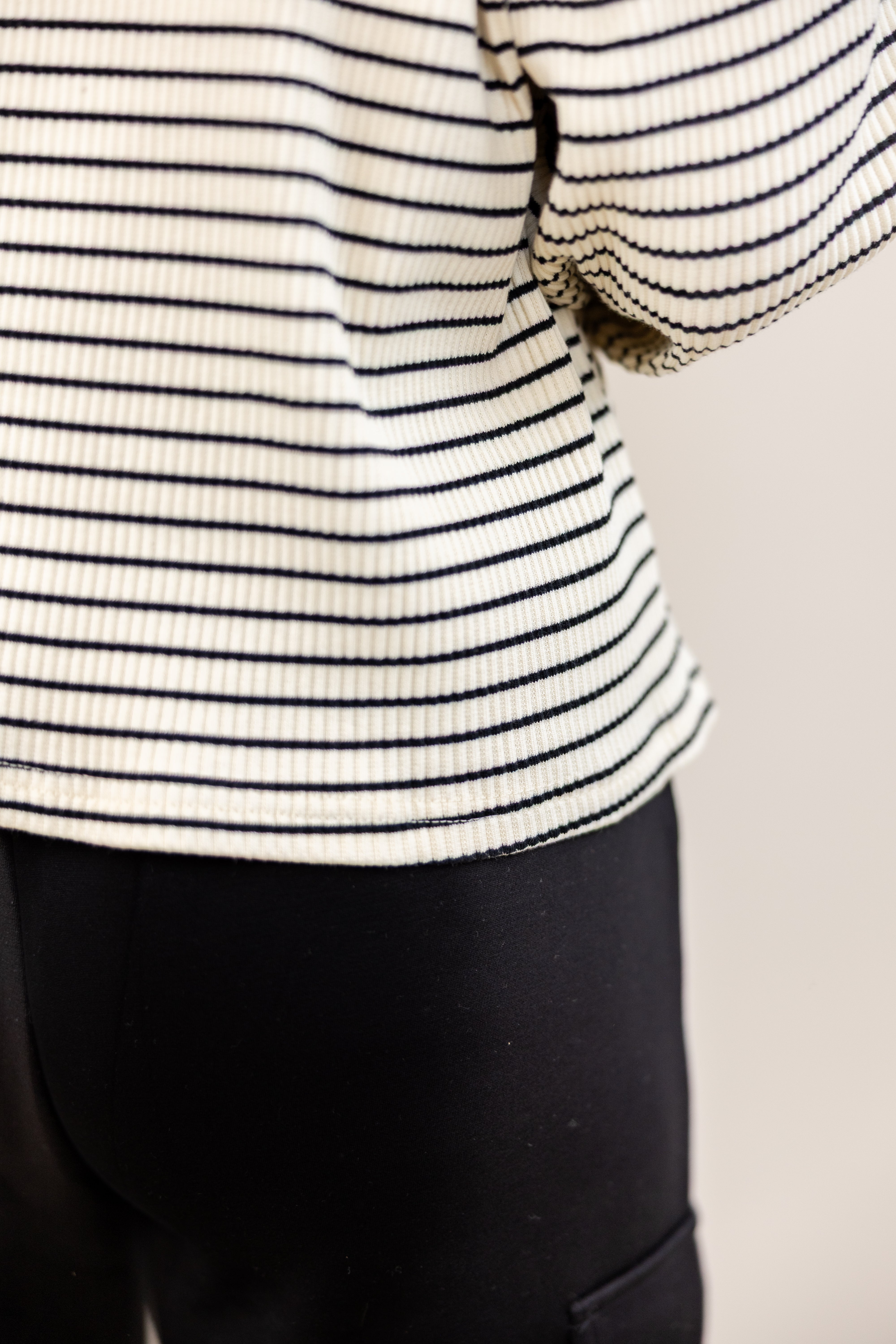 Half Time Striped Long Sleeve