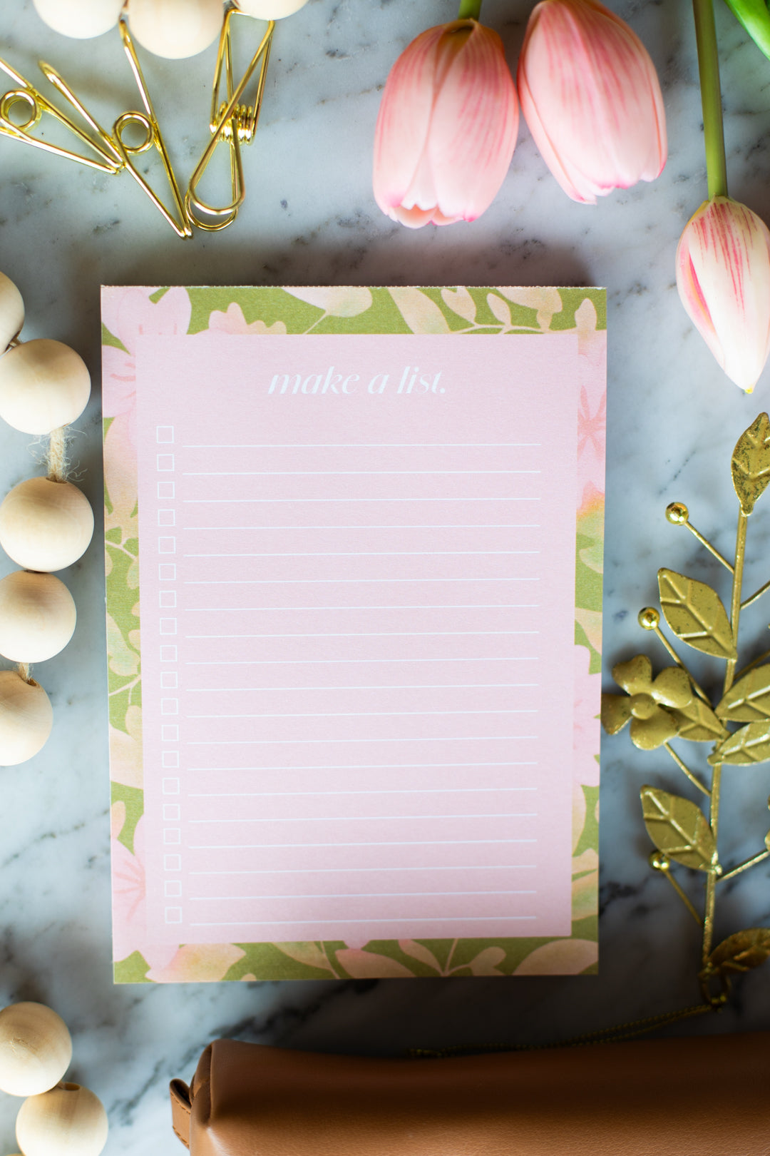 Life + Style Notepad: Blush Bouquet