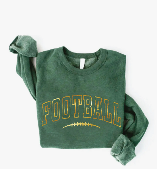 Football Foil Graphic Sweatshirt