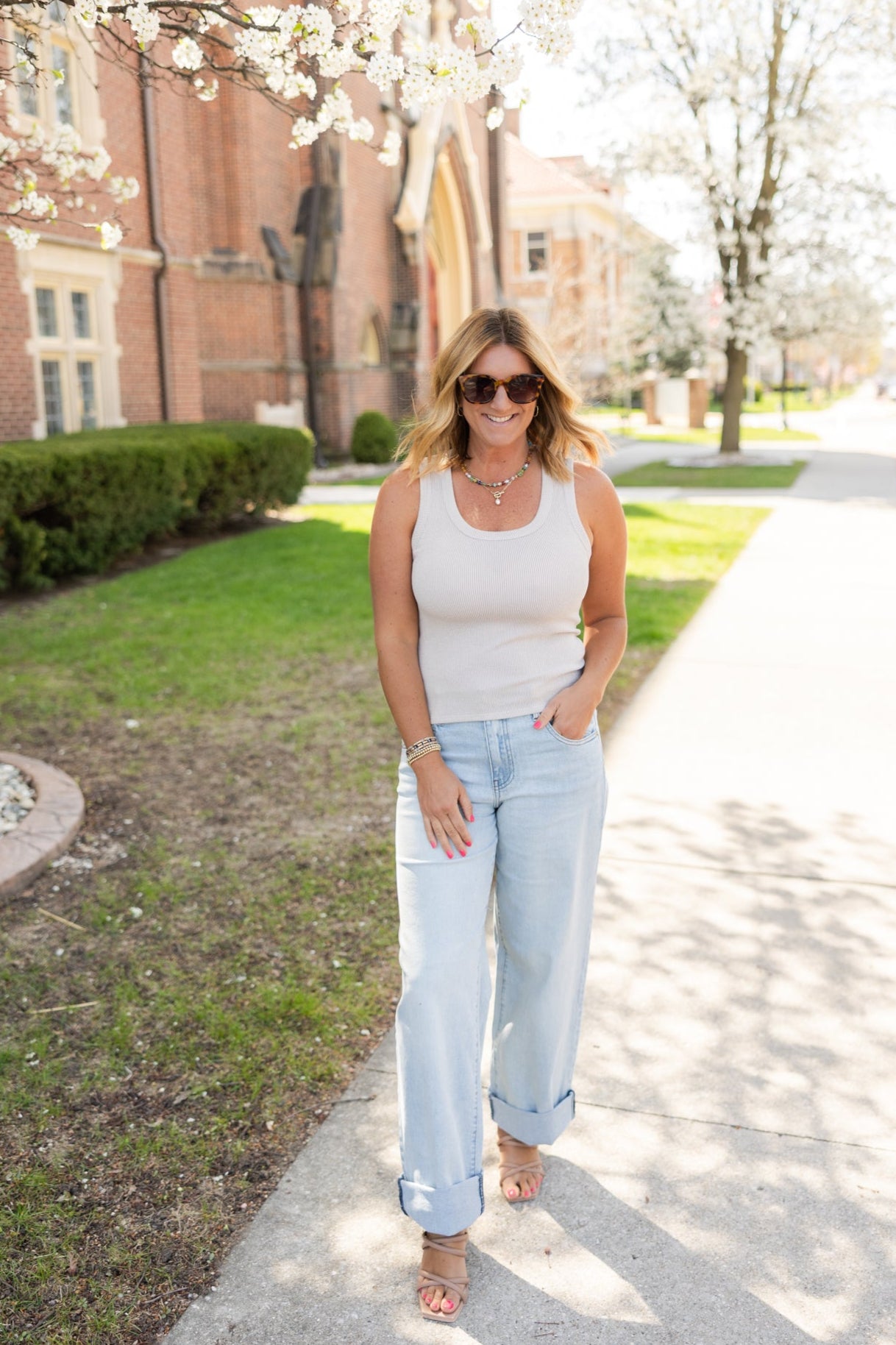 Kut from the Kloth Gwen High Rise Cuffed Jeans - Meaning