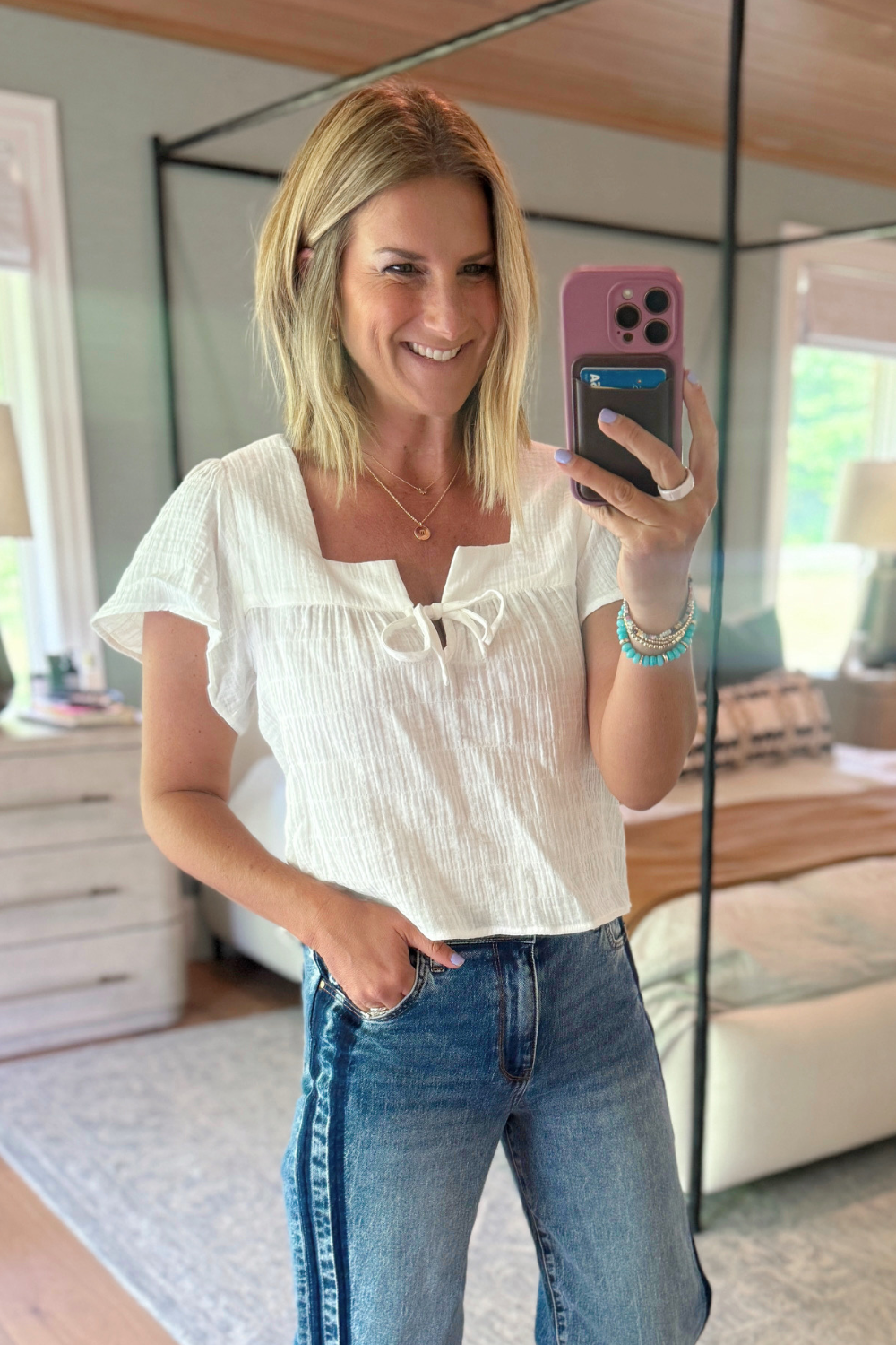 Ella Square Neck Top
