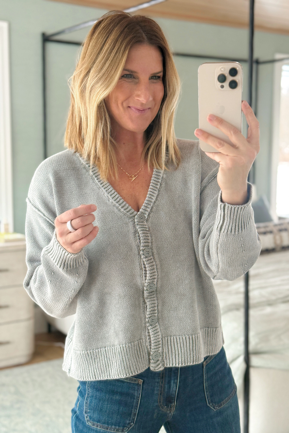 Tansy Washed Cardigan