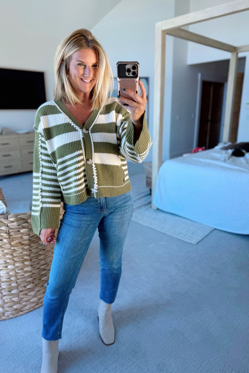 Deidra Multi Stripe Cardigan