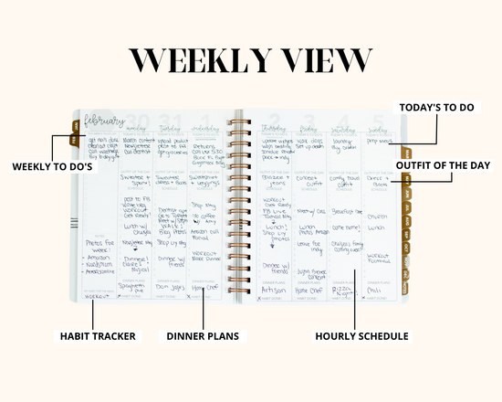 2023 Life + Style Weekly Planner: The Claire