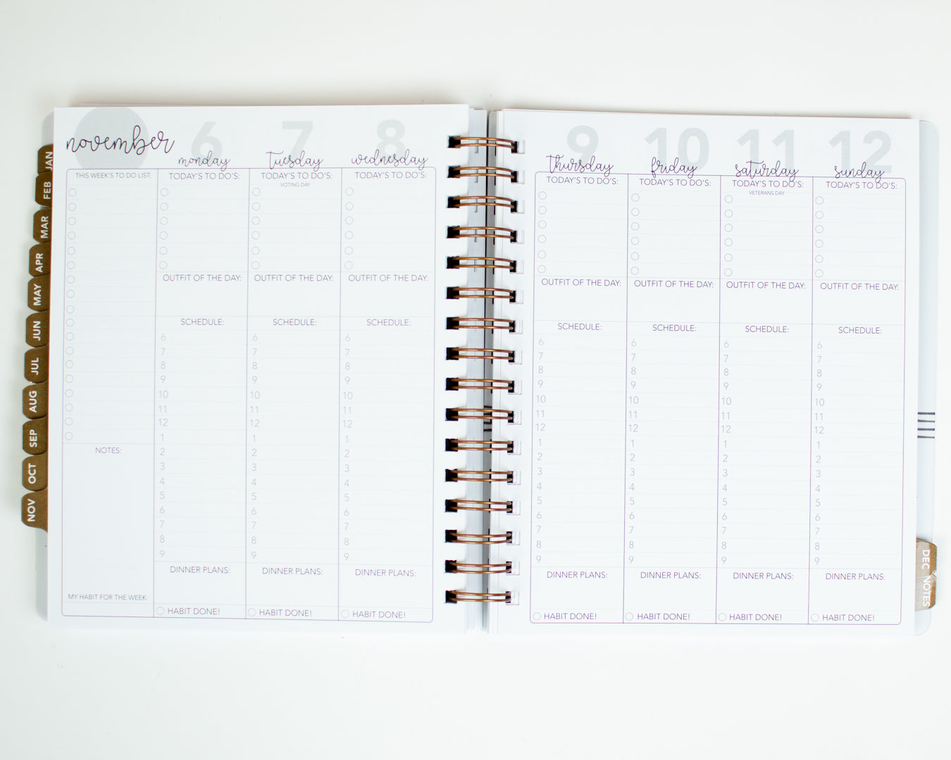 2023 Life + Style Weekly Planner: The Claire