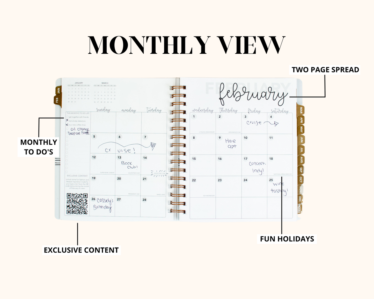 2023 Life + Style Weekly Planner: The Claire