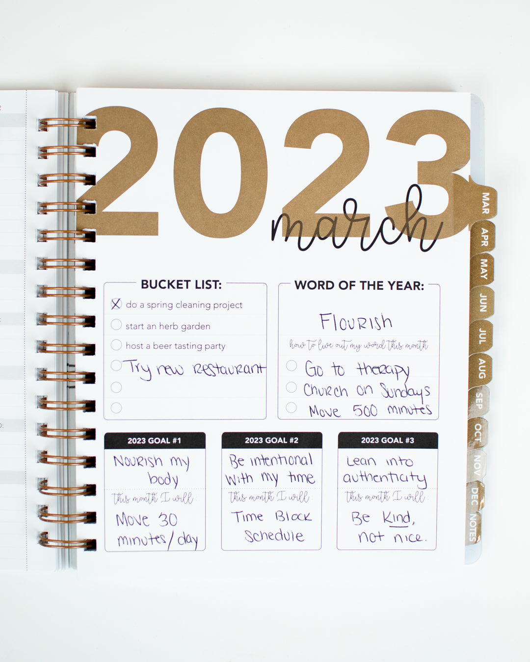 2023 Life + Style Weekly Planner: The Claire