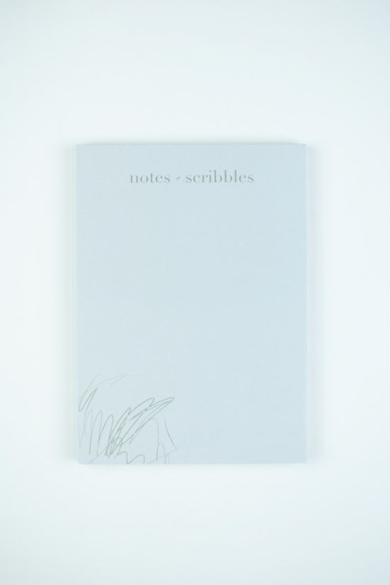 Journal + Notepad Bundle: Grey Watercolor