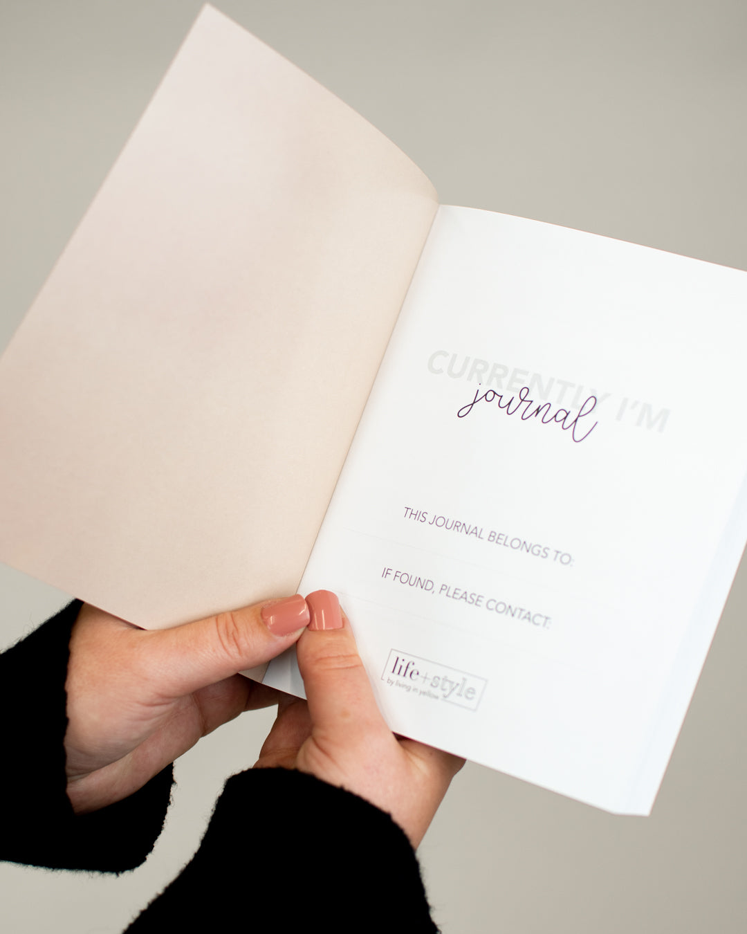 6 Month Currently I'm Gratitude Journal: Claire