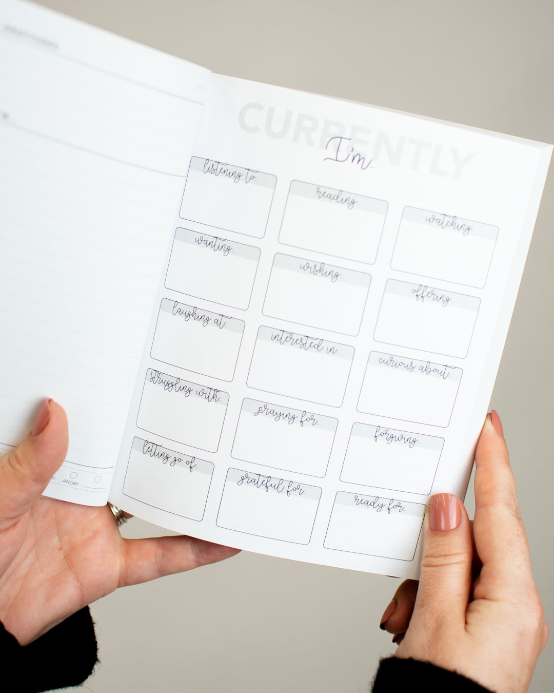 6 Month Currently I'm Gratitude Journal: Hannah