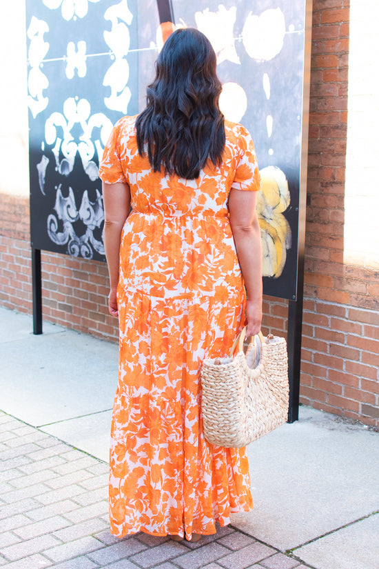 Button Front Tiered Maxi Dress | FINAL SALE