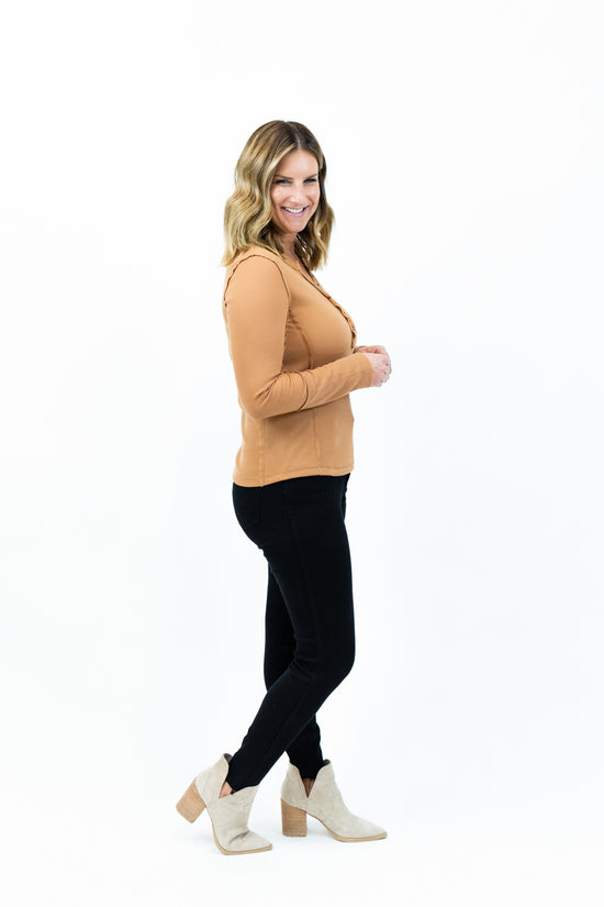 Thermal Snap Front Henley | FINAL SALE