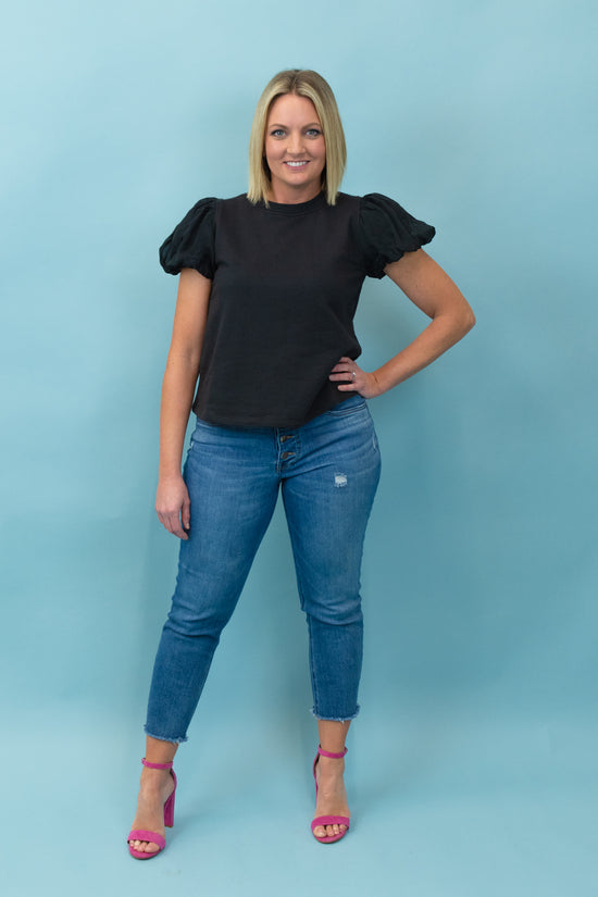 THML Bubble Sleeve Top | FINAL SALE