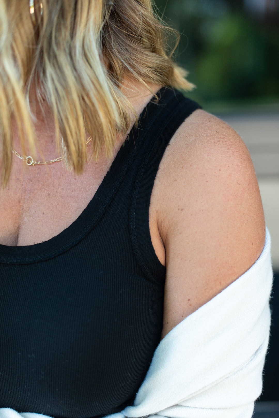 Scoop Neck Layering Tank 26"