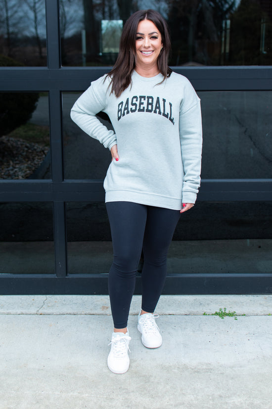 Baseball Graphic Sweatshirt