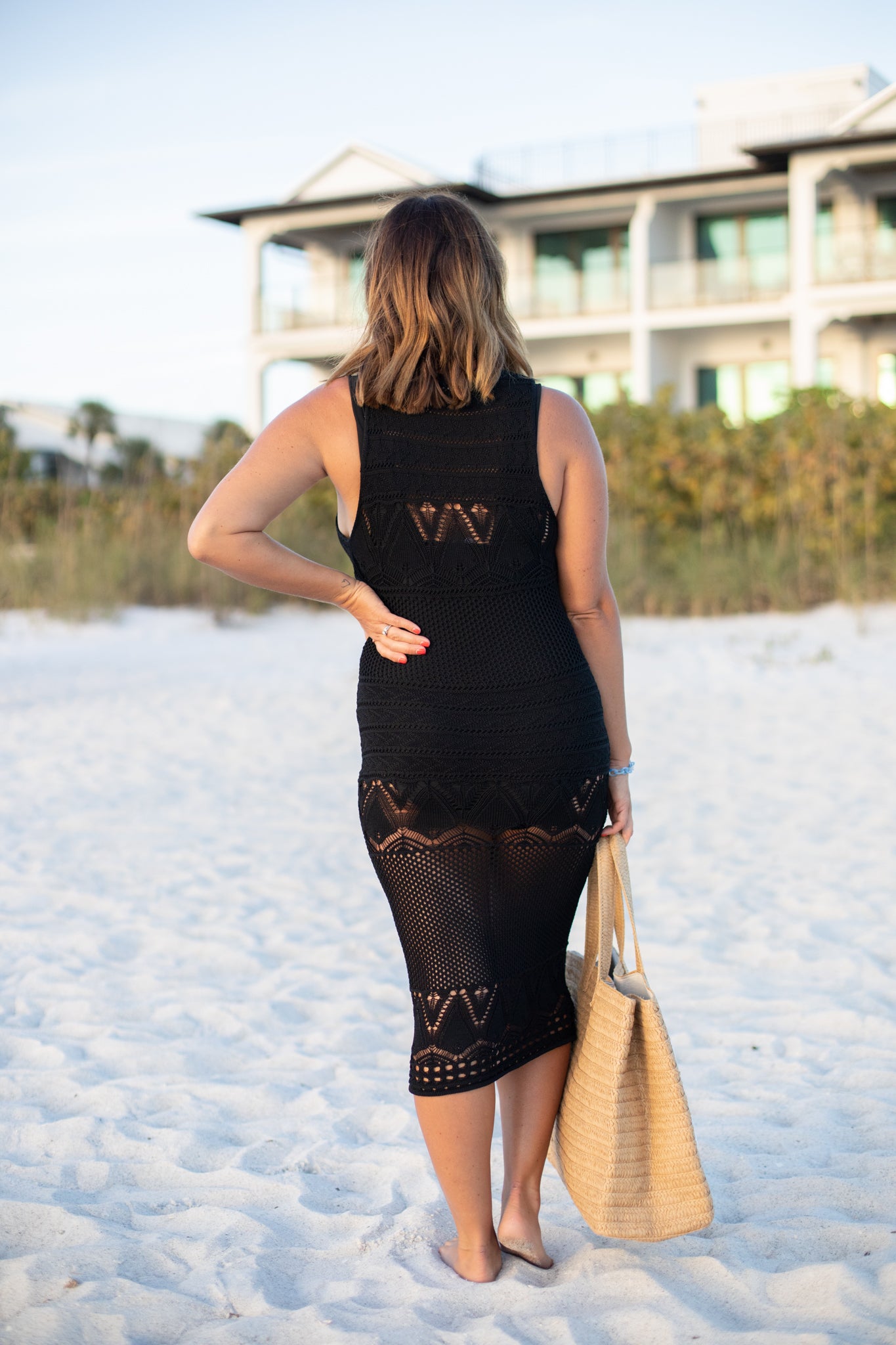 Beach Cover Up Knit Dress | FINAL SALE