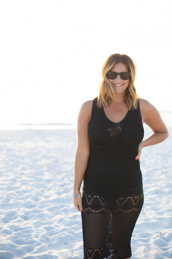 Beach Cover Up Knit Dress | FINAL SALE