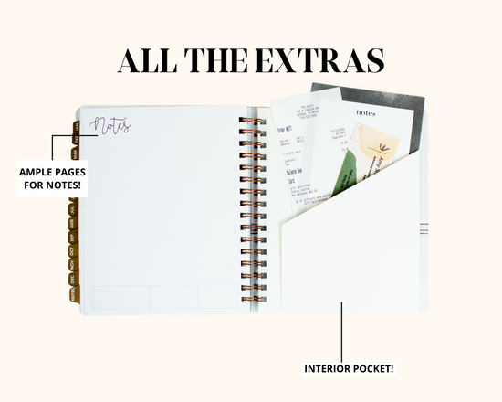 Load image into Gallery viewer, 2023 Planner + Journal + Notepad Bundle: The Macy
