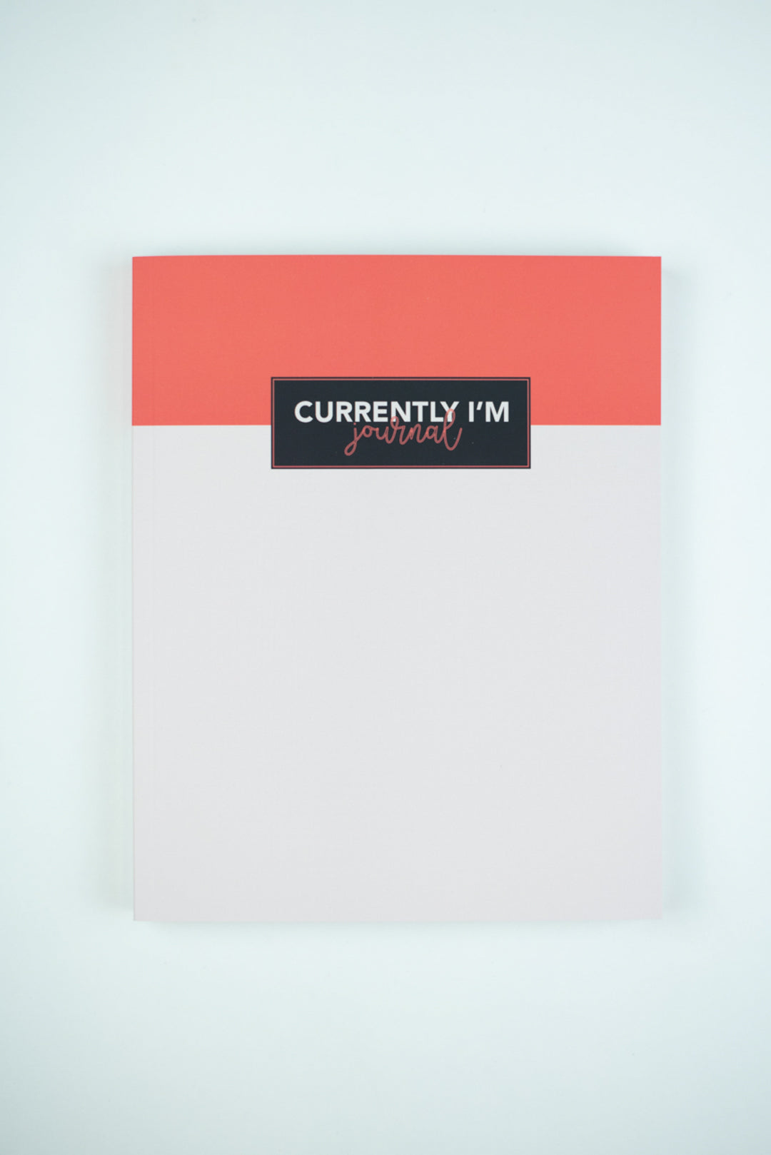 6 Month Currently I'm Gratitude Journal: Pop of Pink