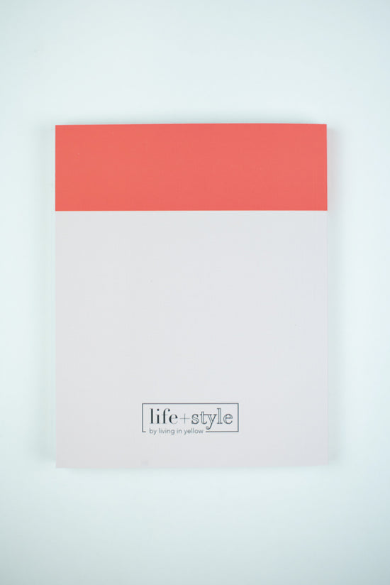 6 Month Currently I'm Gratitude Journal: Pop of Pink
