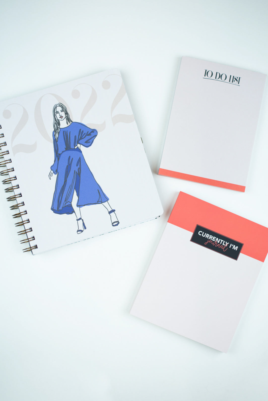 6 Month Currently I'm Gratitude Journal: Pop of Pink