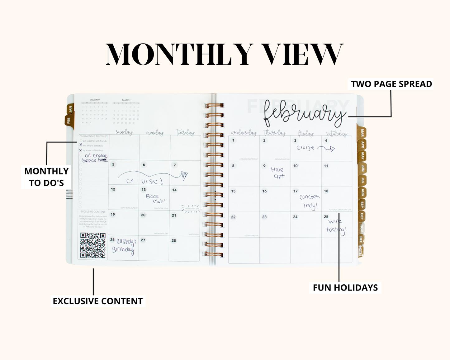 Load image into Gallery viewer, 2023 Planner + Journal + Notepad Bundle: The Macy
