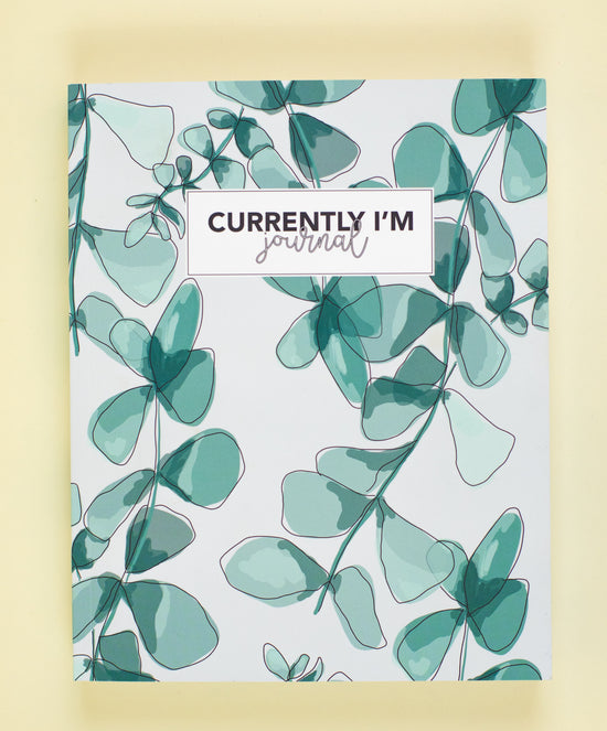 1 Year Currently I'm Gratitude Journal: Green Floral